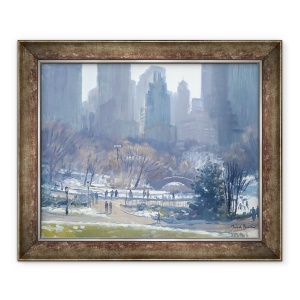 Tablou inramat - Julian Barrow - Iarna in Central Park, New York, 70 x 85 cm