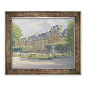 Tablou inramat - Julian Barrow - Place des Voges, 70 x 85 cm