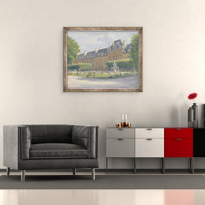 Tablou inramat - Julian Barrow - Place des Voges, 70 x 85 cm - Img 2