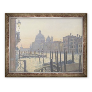Tablou inramat - Julian Barrow - Rasarit de soare Grand Canal, 70 x 90 cm