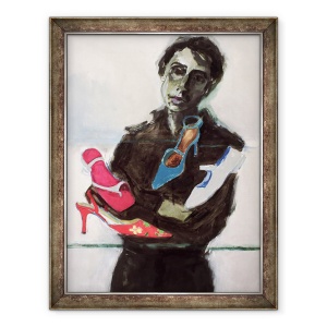 Tablou inramat - Julie Held - Magazin de pantofi II, 70 x 90 cm