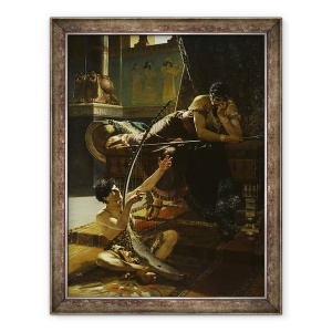 Tablou inramat - Julius Kronberg - David si Saul, 60 x 80 cm