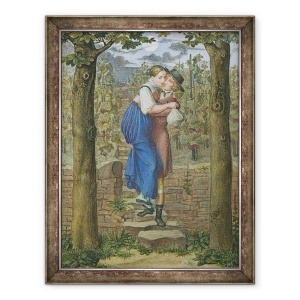 Tablou inramat - Julius Oldach - Hermann si Dorothea, 60 x 80 cm