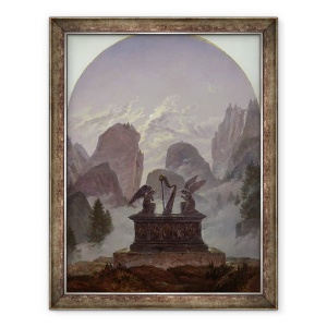 Tablou inramat - Karl Gustav Carus - Monumentul Goethe, 70 x 90 cm