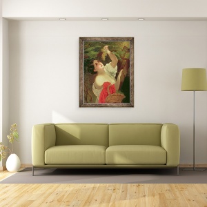 Tablou inramat - Karl Pavlovich Bryullov - amiaza italiana, 60 x 80 cm - Img 2