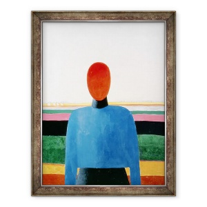 Tablou inramat - Kazimir Severinovich Malevich - Bustul Femeii, 70 x 90 cm