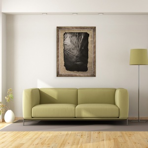 Tablou inramat - Ken Nwadiogbu - A pierdut constiinta II, 70 x 90 cm - Img 2