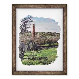 Tablou inramat - Kirstie Adamson - Peckwash Mill De la Rigga Lane, 70 x 90 cm