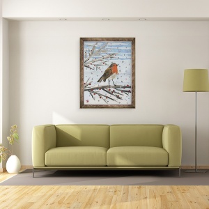 Tablou inramat - Kirstie Adamson - Rosu, 70 x 90 cm - Img 2