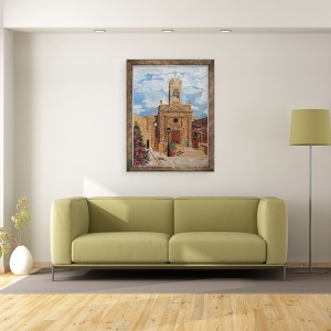Tablou inramat - Kirstie Adamson - Santa Luċija, 70 x 90 cm - Img 2