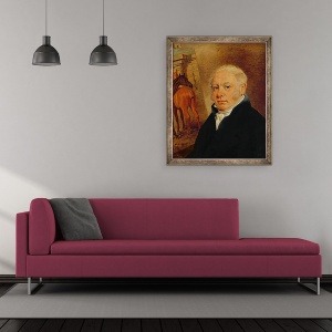 Tablou inramat - Lambert Marshall - Portretul lui Ben Marshall 1767-1835 ulei pe panza, 70 x 85 cm - Img 2