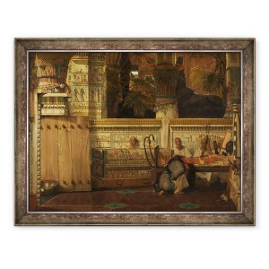 Tablou inramat - Lawrence Alma-Tadema - Vaduva egipteana, 70 x 90 cm