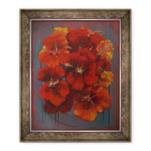 Tablou inramat - Lee Campbell - Nasturtiums 2012, 50 x 60 cm
