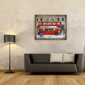 Tablou inramat - Lee Sellers - Autobuz Londra, 70 x 90 cm - Img 2