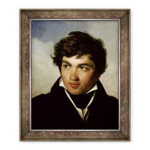 Tablou inramat - Leon Cogniet - Portretul lui Achille-Etna Michallon 1796-1822 c.1818-19, 70 x 85 cm