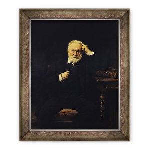 Tablou inramat - Leon Joseph Florentin Bonnat - Portretul lui Victor Hugo 1802-85 1879, 70 x 85 cm