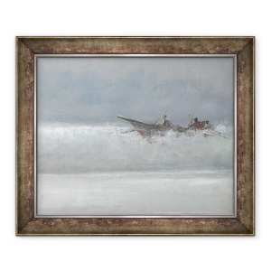 Tablou inramat - Lincoln Seligman - Breaking Surf, Sri Lanka, 50 x 60 cm