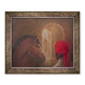 Tablou inramat - Lincoln Seligman - Grajduri, Jodhpur, 50 x 60 cm