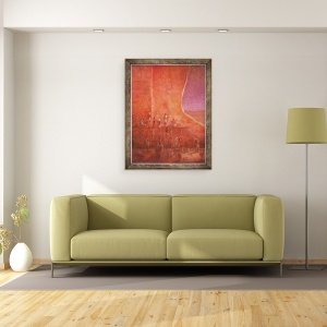 Tablou inramat - Lincoln Seligman - intrerupatoare de nave, 60 x 80 cm - Img 2