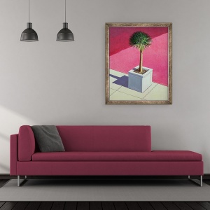 Tablou inramat - Lincoln Seligman - Palmier mic, 70 x 85 cm - Img 2