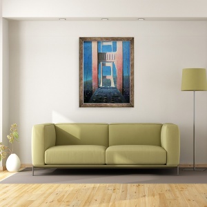 Tablou inramat - Lincoln Seligman - Podul Golden Gate, 60 x 80 cm - Img 2