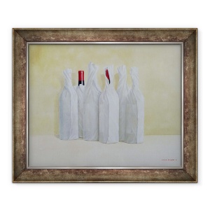 Tablou inramat - Lincoln Seligman - Sticle ambalate, Numarul 2, 50 x 60 cm