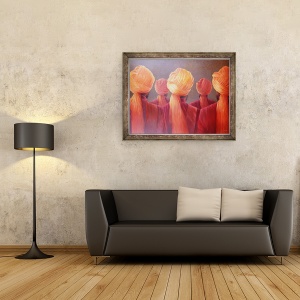 Tablou inramat - Lincoln Seligman - Toate cele cinci capete, 60 x 80 cm - Img 2