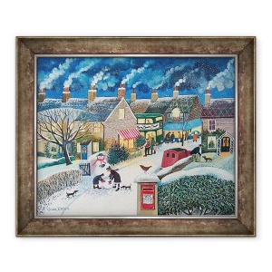 Tablou inramat - Lisa Graa Jensen - Christmas Post, 70 x 85 cm