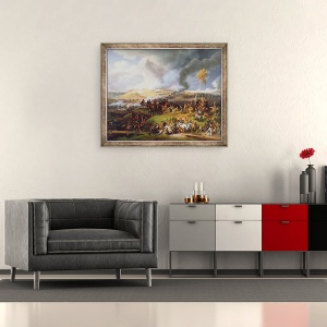 Tablou inramat - Louis Lejeune - Batalia de la Moscova, 7 septembrie 1812, 50 x 60 cm - Img 2
