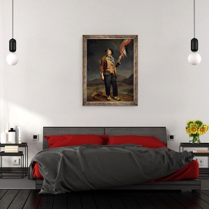 Tablou inramat - Louis Leopold Boilly - Cantaretul Chenard, ca Sans-Culotte, 70 x 90 cm - Img 3