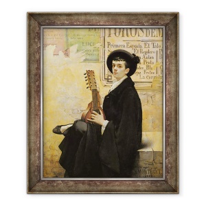 Tablou inramat - Louis Montegut - in Spania, 50 x 60 cm