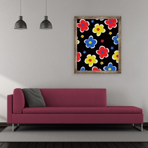 Tablou inramat - Louisa Hereford - Florali Junior, 50 x 60 cm - Img 2