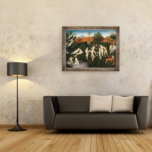 Tablou inramat - Lucas Cranach the Elder - Epoca de Aur, 60 x 80 cm - Img 2