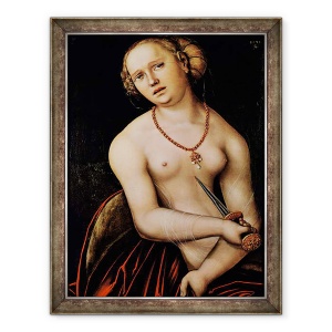 Tablou inramat - Lucas Cranach the Elder - Lucretia, 60 x 80 cm