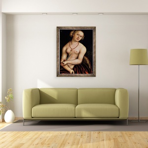 Tablou inramat - Lucas Cranach the Elder - Lucretia, 60 x 80 cm - Img 2