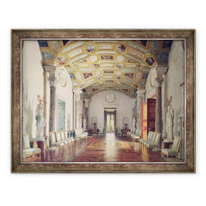Tablou inramat - Luigi Premazzi - Sala Marelui Agate din Palatul Catherine de la tarskoye Selo, 60 x 80 cm