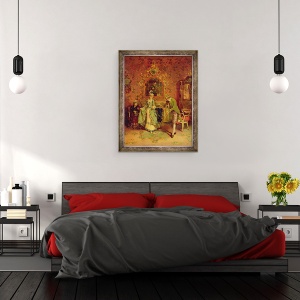 Tablou inramat - Luis Alvarez Catalá - Scripcarul, 70 x 90 cm - Img 3