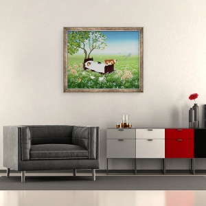 Tablou inramat - Magdolna Ban - Visul Lena, 70 x 85 cm - Img 2