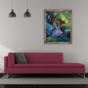 Tablou inramat - Marco Cazzulini - Calea umbrita, 50 x 60 cm - Img 2