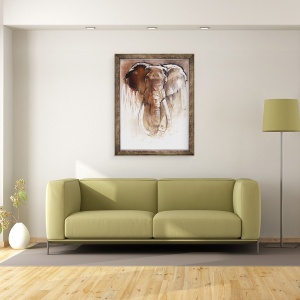 Tablou inramat - Mark Adlington - Bull Elefant, 2018, 60 x 80 cm - Img 2