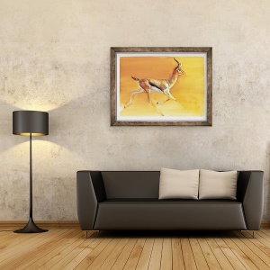 Tablou inramat - Mark Adlington - Gazela araba, 60 x 80 cm - Img 2
