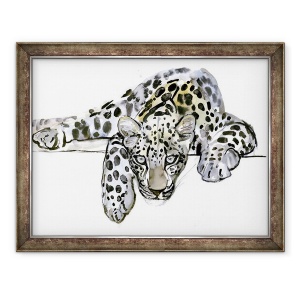 Tablou inramat - Mark Adlington - Leopard VI, 70 x 90 cm