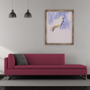 Tablou inramat - Mark Adlington - Porumbelul, 70 x 85 cm - Img 2