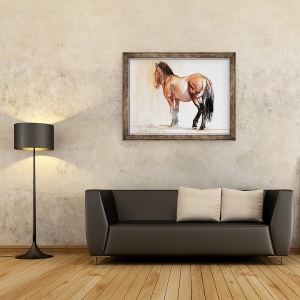 Tablou inramat - Mark Adlington - Stand Przewalski, 2013, 60 x 80 cm - Img 2