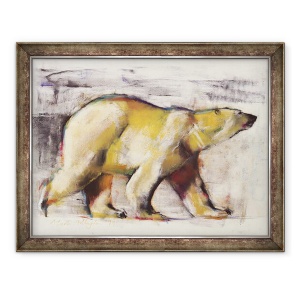 Tablou inramat - Mark Adlington - Ursul polar, 60 x 80 cm