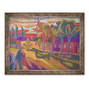 Tablou inramat - Marta Martonfi-Benke - Dragoste de toamna, 60 x 80 cm
