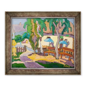 Tablou inramat - Marta Martonfi-Benke - Frontul taverna, 70 x 85 cm