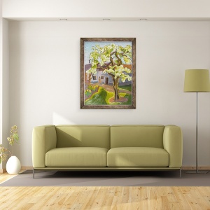 Tablou inramat - Marta Martonfi-Benke - Par inflorit, 60 x 80 cm - Img 2