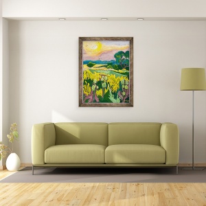 Tablou inramat - Marta Martonfi-Benke - Skyfire, 60 x 80 cm - Img 2