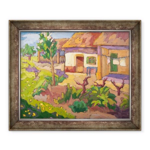 Tablou inramat - Marta Martonfi-Benke - Trezirea primaverii, 70 x 85 cm